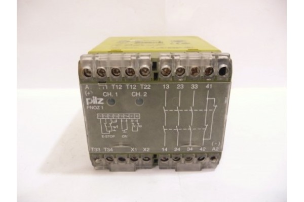 Safety Relay, PNOZ1 24VDC 3S10, Pilz, Germany
